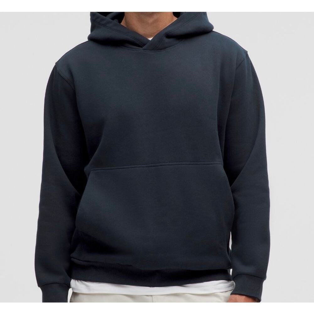 Men’s Lululemon FLAWED True Navy Steady State Hooded Pullover Casual Lounge- M